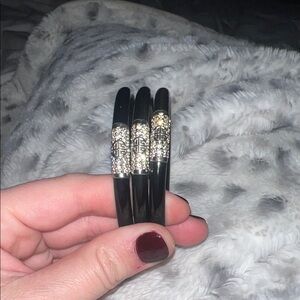 Elegant Black and Silver Women's Bracelet Set